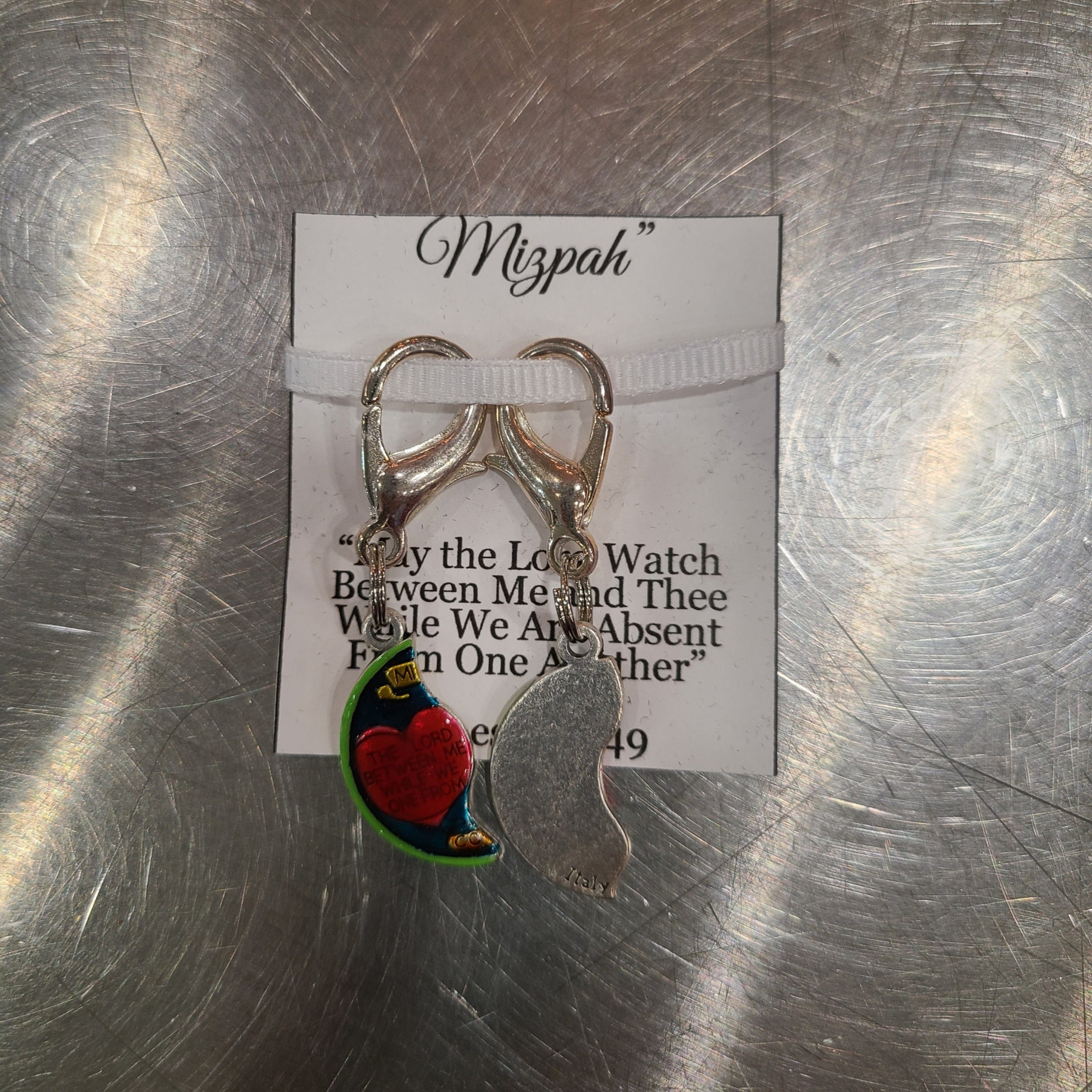 Saints For Sinners Saints For Sinners Mizpah Hand Painted Medal - Little Miss Muffin Children & Home