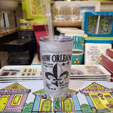 P&A Gift New Orleans Stainless Steel Tumbler - Little Miss Muffin Children & Home