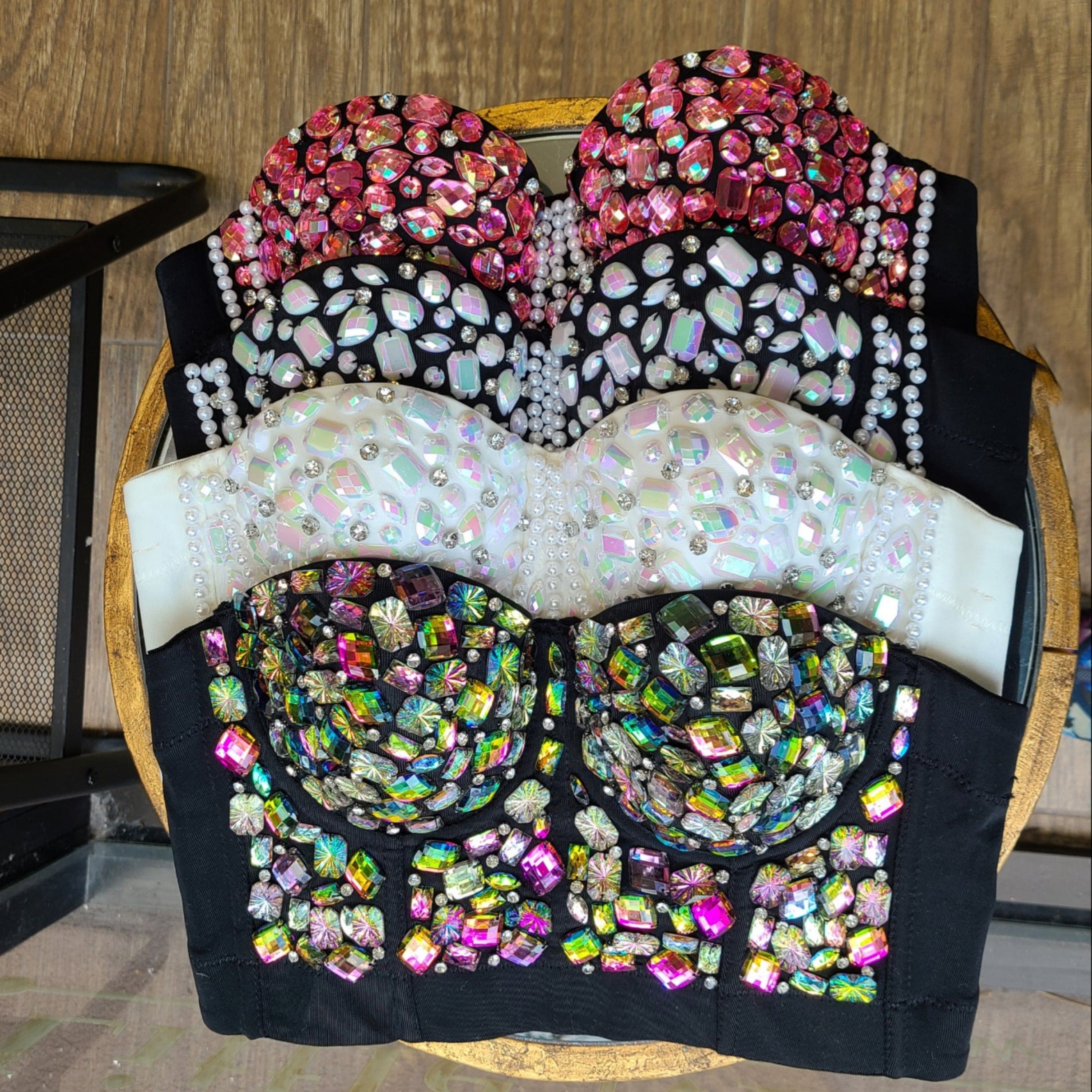 P&A Gift Beaded Bustier Corset - Little Miss Muffin Children & Home