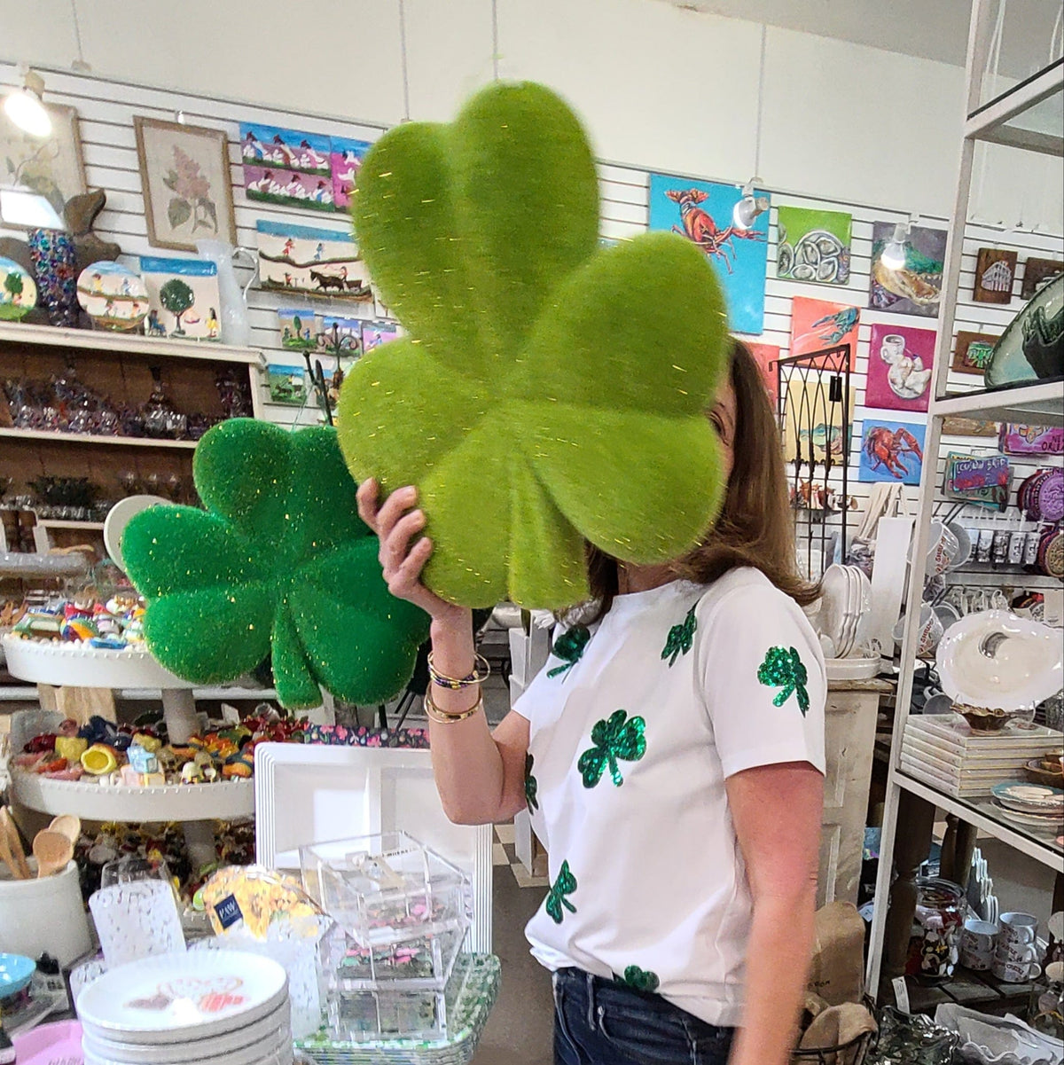 Sparkle City Sparkle City Shamrock Takeover Tee - Little Miss Muffin Children & Home