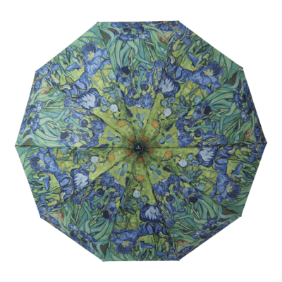 Rain Caper Rain Caper Van Gogh Iris Fine Art Travel Umbrella - Little Miss Muffin Children & Home