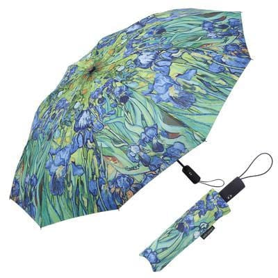 Rain Caper Rain Caper Van Gogh Iris Fine Art Travel Umbrella - Little Miss Muffin Children & Home