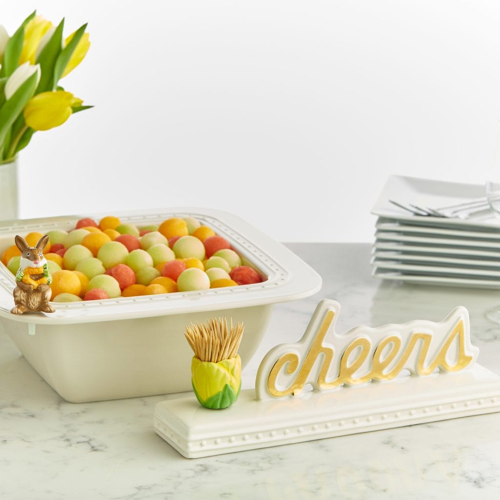 Nora Fleming Nora Fleming Funny Bunny Topper - Little Miss Muffin Children & Home