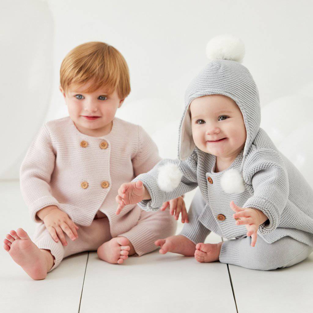 Elegant Baby - Elegant Baby Cardigan & Knit Pants Set - Little Miss Muffin Children & Home