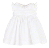 Casero & Associates Casero & Associates Lemonade Dotted Pleat Dress - Little Miss Muffin Children & Home