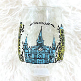 The Parish Line - The Parish Line "Sketchy New Orleans" Stemless Wine Glass - Little Miss Muffin Children & Home
