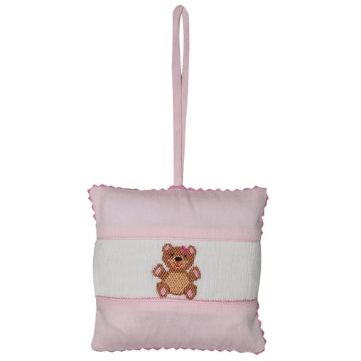 Vive La Fete Vive La Fete Baby Bears Smocked Pique Musical Pillow - Little Miss Muffin Children & Home