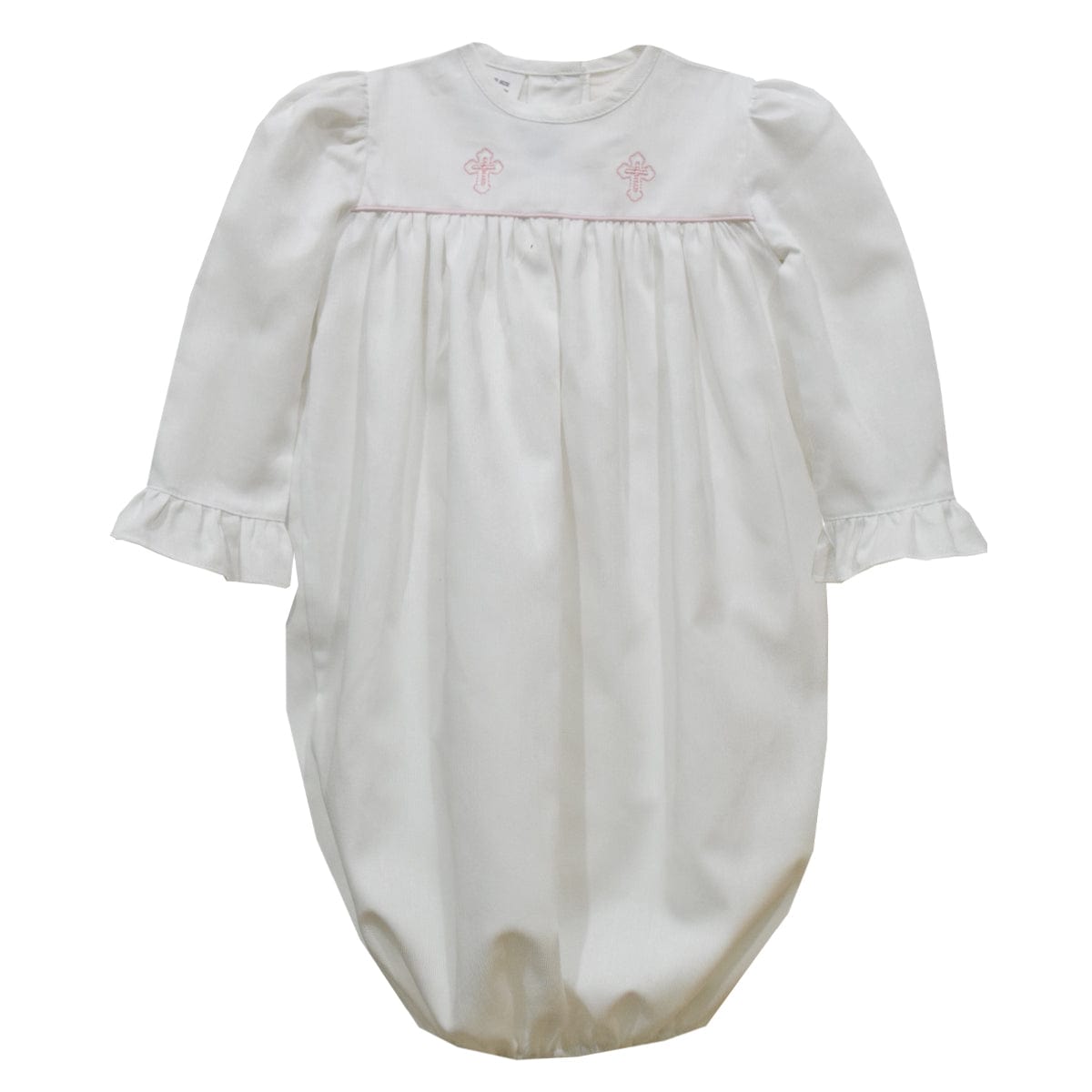 Vive La Fete Vive La Fete The Cross Embroidered Pique Girls Sac - Little Miss Muffin Children & Home