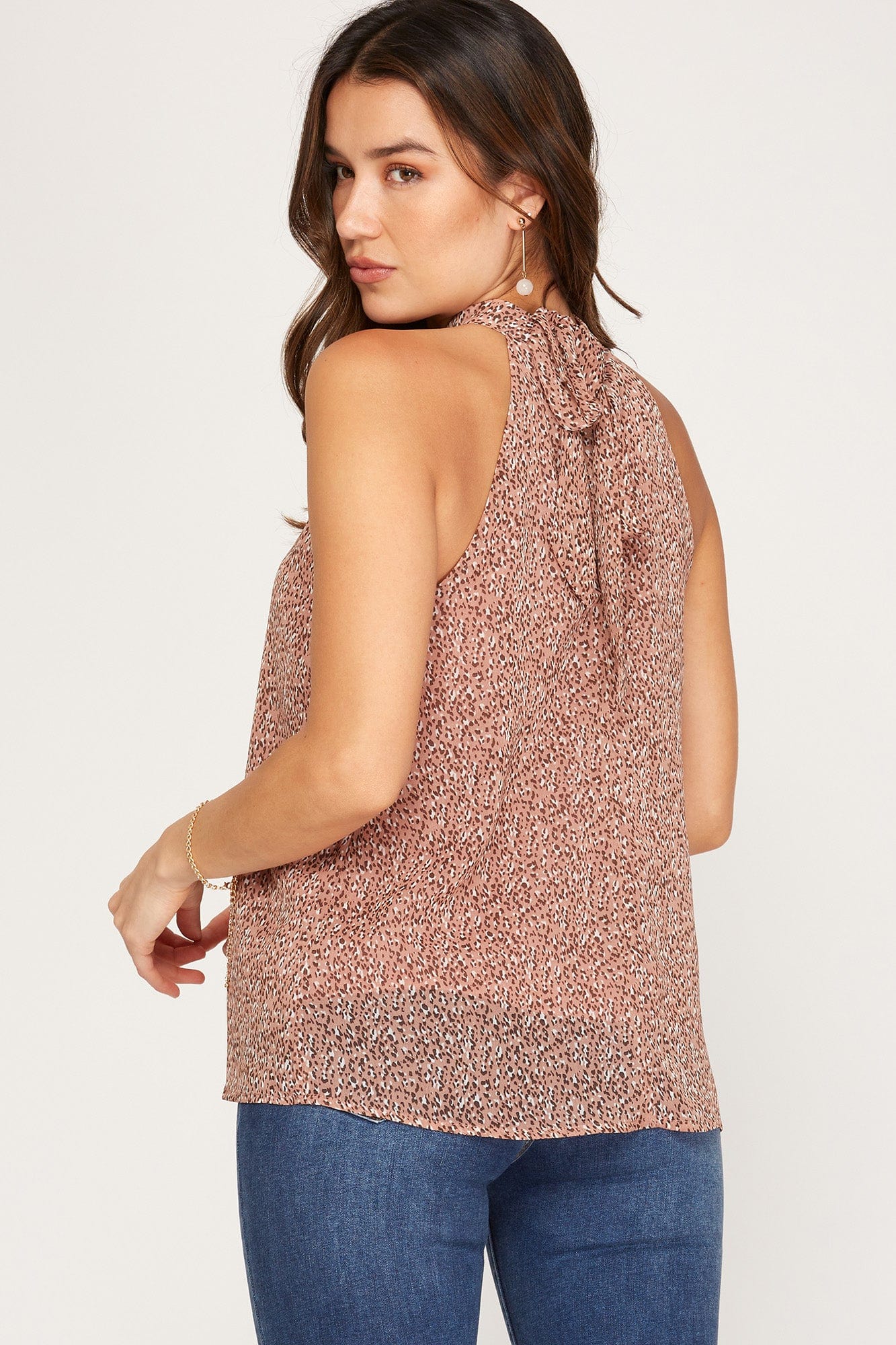 She & Sky She & Sky Halter Printed Top - Little Miss Muffin Children & Home