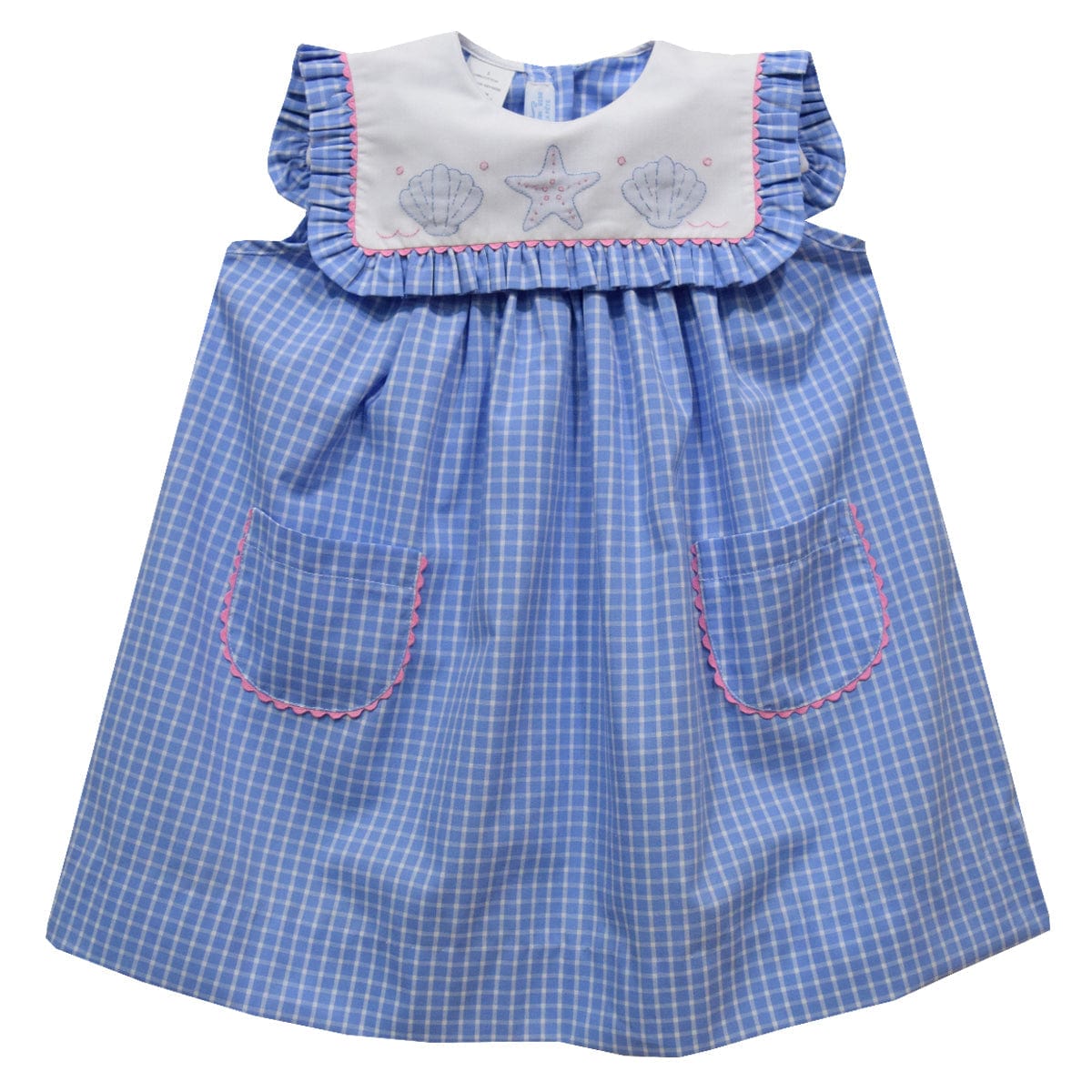 Vive La Fete Vive La Fete Sea Shells Shadow Smocked Girl Float - Little Miss Muffin Children & Home