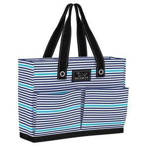 Scout Scout Sea Island Stripe Uptown Girl Pocket Tote Bag - Little Miss Muffin Children & Home