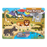 Melissa & Doug Melissa & Doug Safari Peg Puzzle - Little Miss Muffin Children & Home