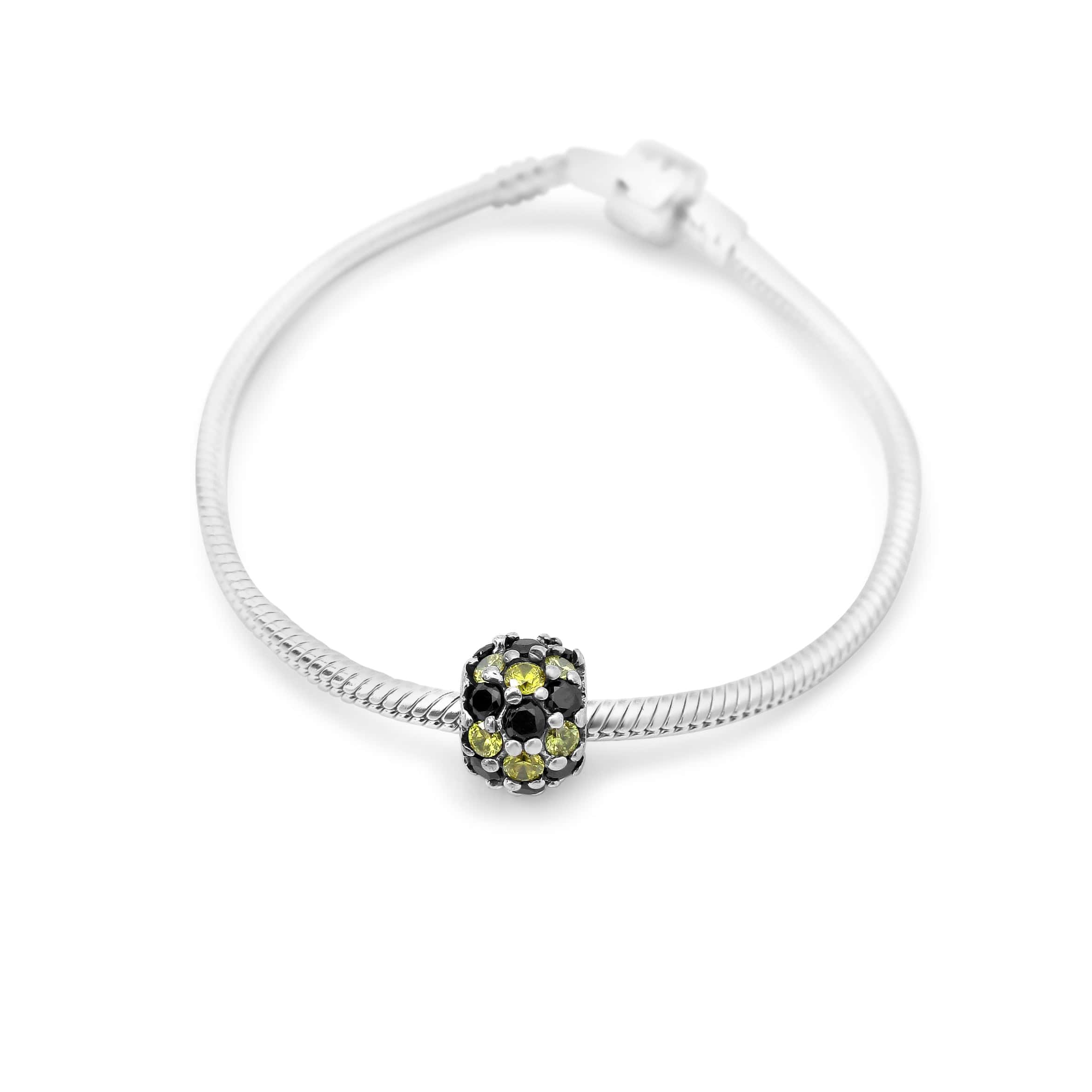 Cristy Cali Cristy Cali Swarovski Black & Gold Charm Bracelet - Little Miss Muffin Children & Home