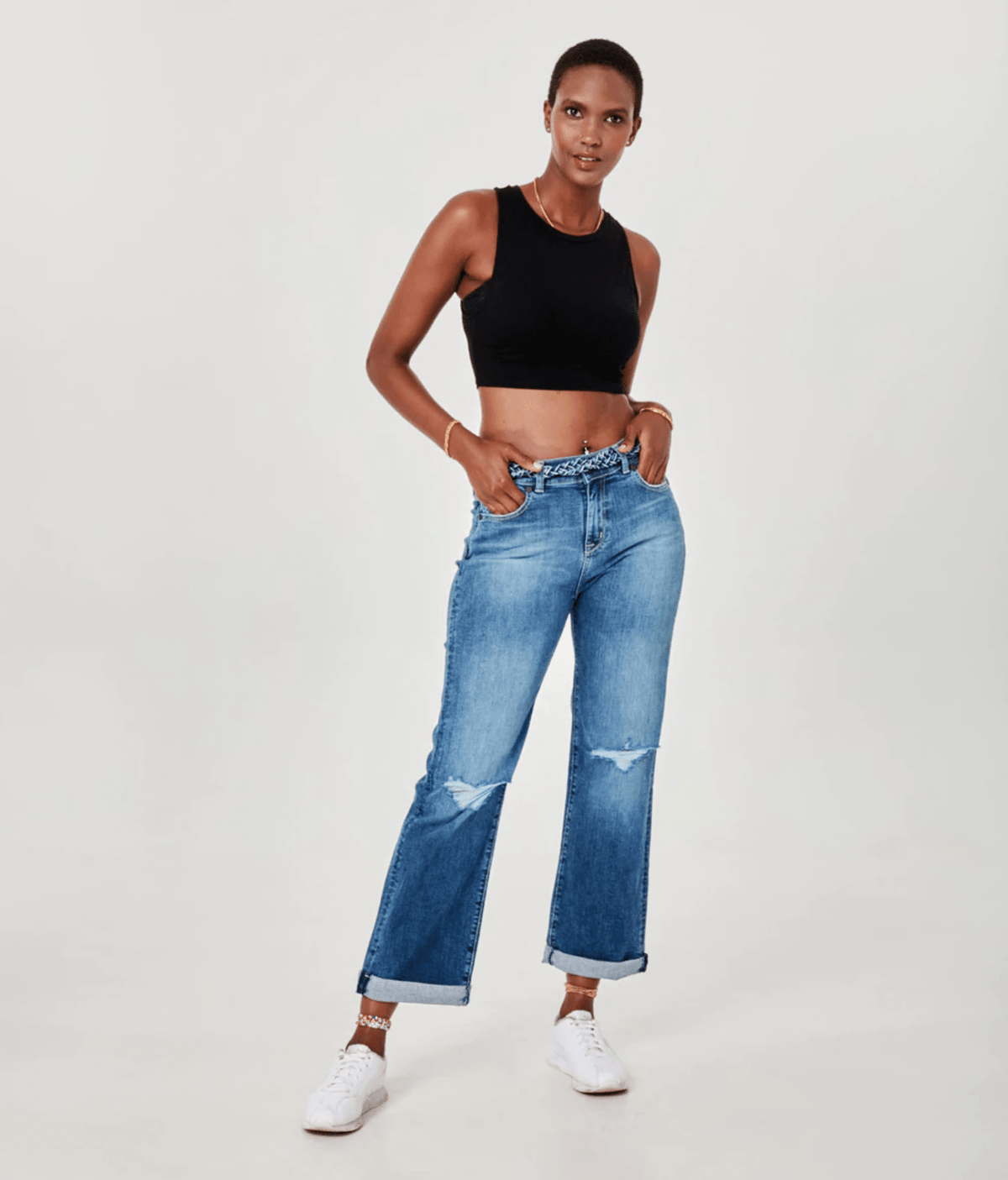 Lola Jeans Lola Jeans Devon High Rise Mom Jeans - Little Miss Muffin Children & Home