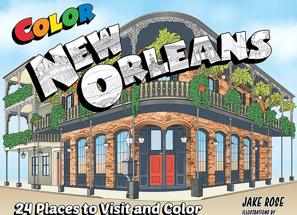 Color Our Town Color New Orleans: 24 Places to Visit & Color - Little Miss Muffin Children & Home