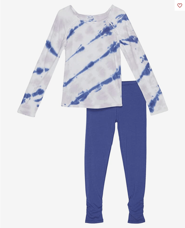 SPLENDID / MAMIYE / SEM Splendid Kids Zebra Tie Dye Top with Rouched Leggings Set - Little Miss Muffin Children & Home