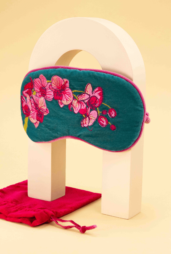 POW - Powder Design Powder Design Spring Orchid Velvet Eye Mask - Little Miss Muffin Children & Home