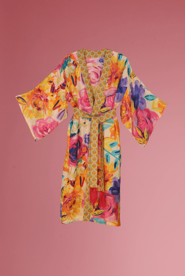 POW - Powder Design Powder Design Floral Frenzy Kimono Gown - Little Miss Muffin Children & Home