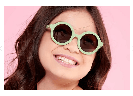 Babiators Babiators Euro Round All the Rage Sage Kids Sunglasses Amber Lens - Little Miss Muffin Children & Home