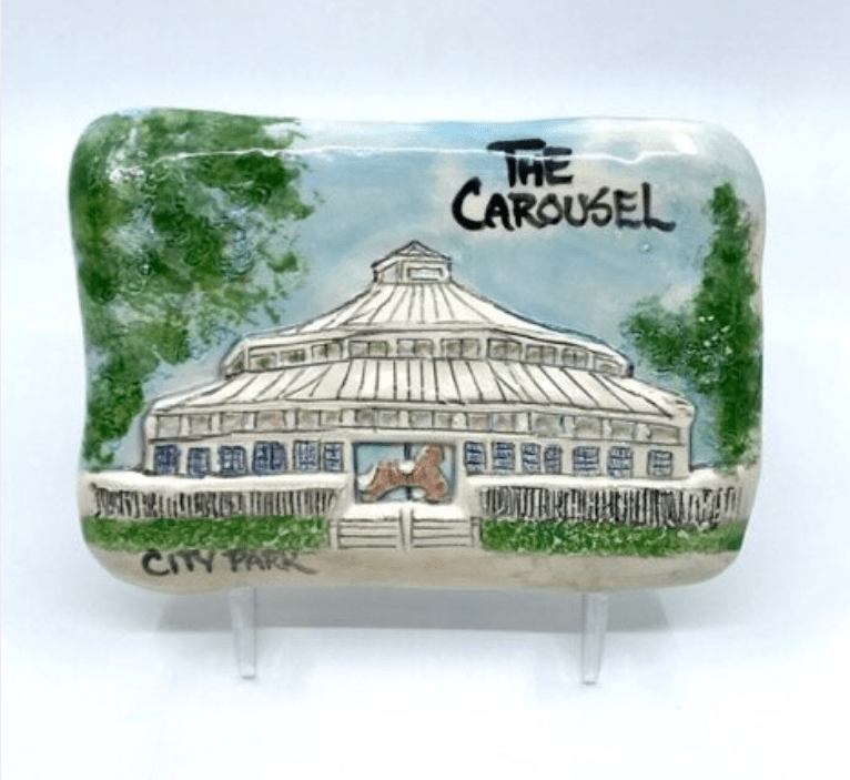 Clay Creations Clay Creations The Carousel Ceramic Art - Little Miss Muffin Children & Home