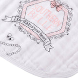 Little Hometown - Little Hometown Southern 2-in-1 Burp Cloth and Bib - Little Miss Muffin Children & Home