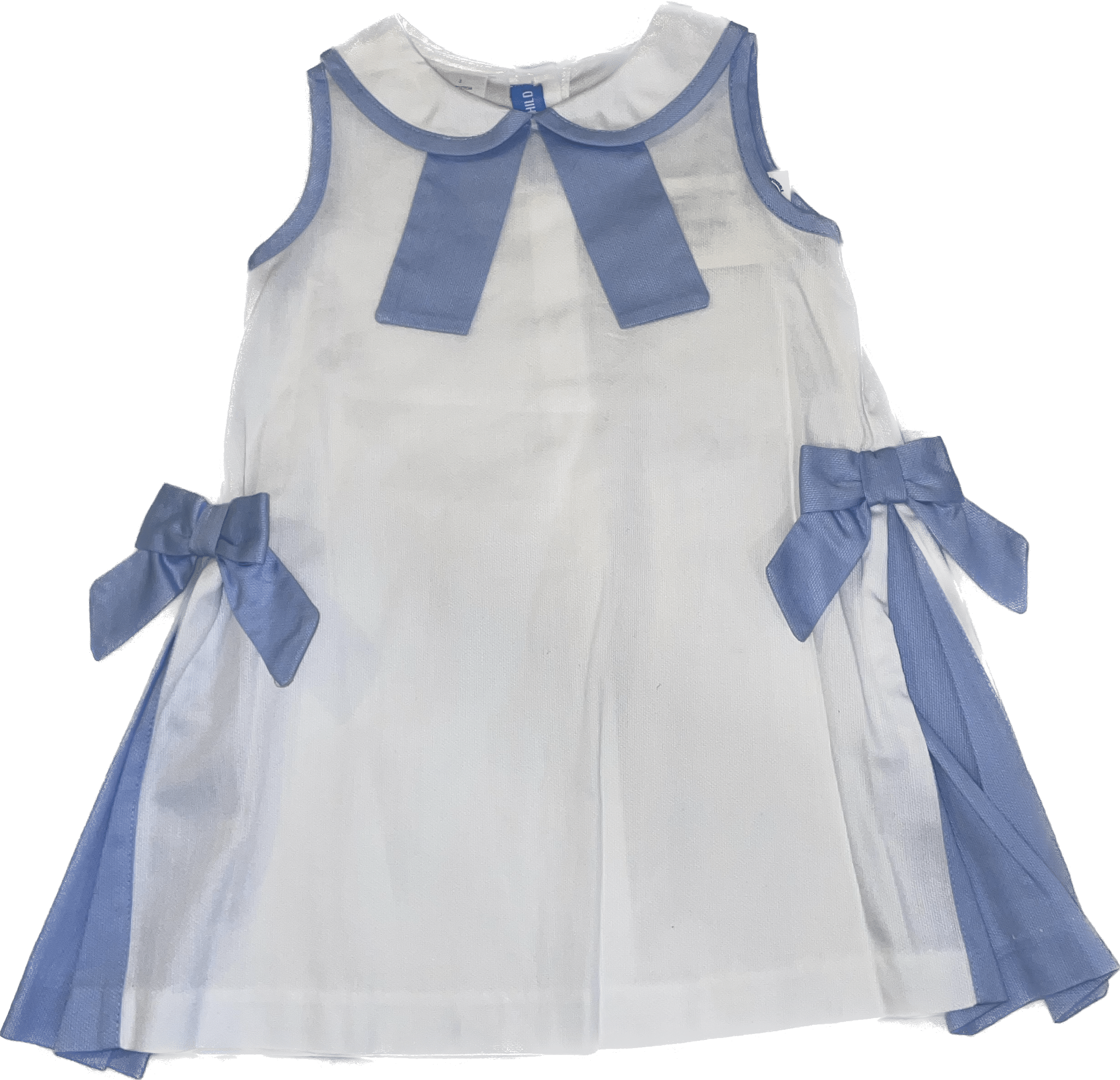 Vive La Fete Vive La Fete Sailor White Pique Dress - Little Miss Muffin Children & Home