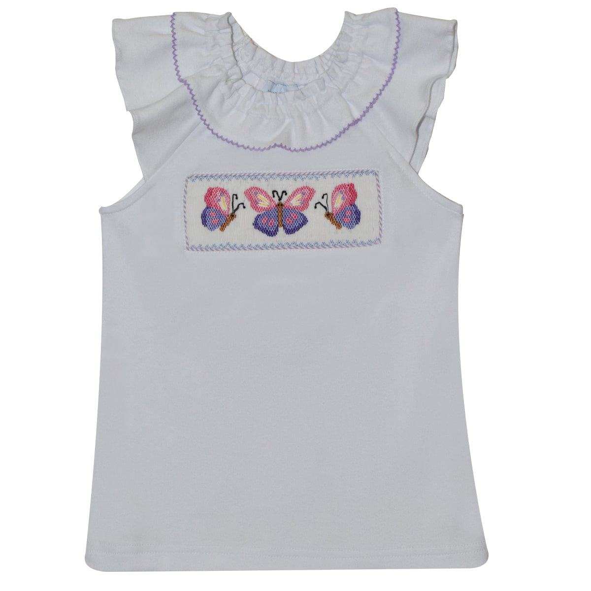 Vive La Fete Vive La Fete Butterflies Smocked Knit Angel Wing T-Shirt - Little Miss Muffin Children & Home