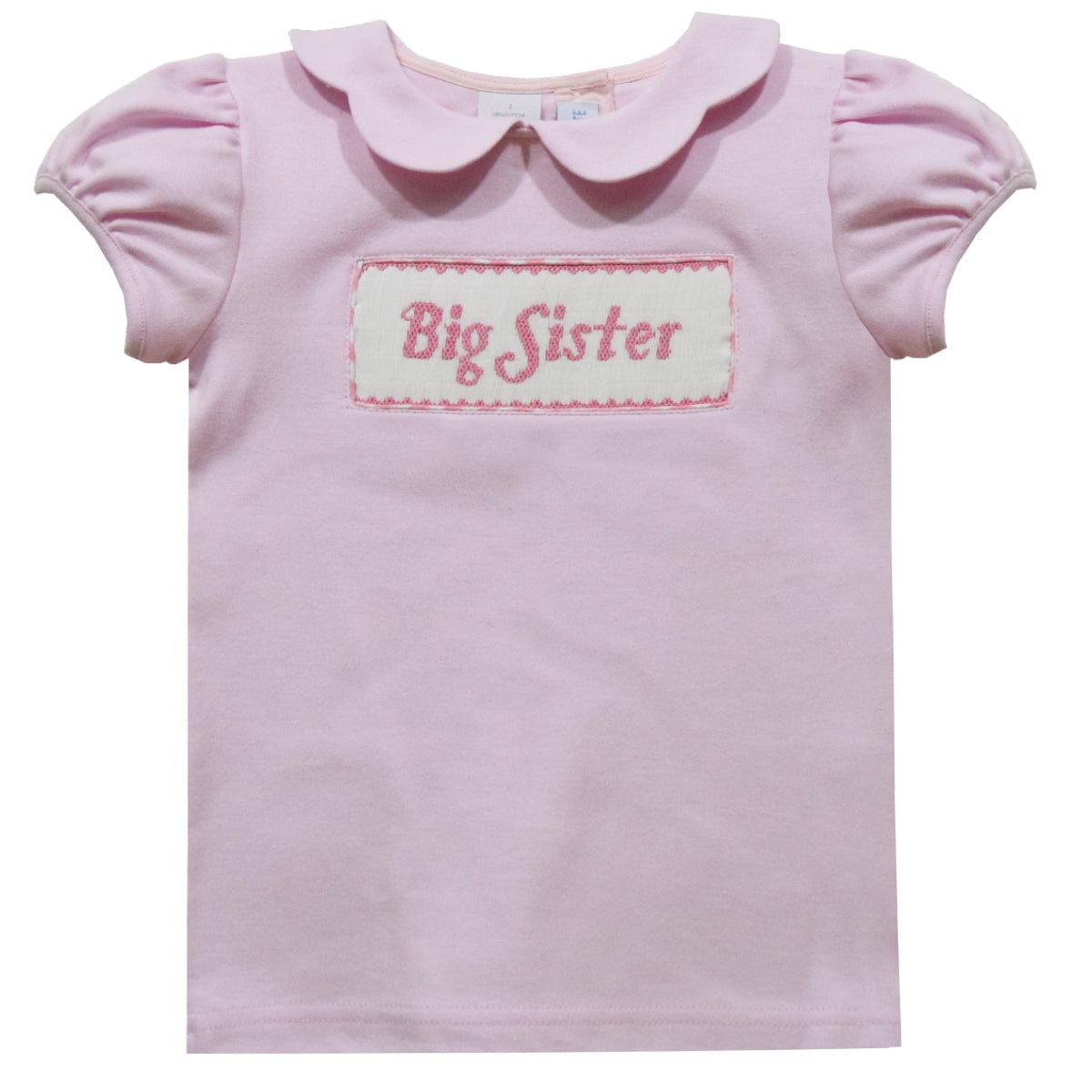 VIVE LA FETE, INC. Vive La Fete Smocked Big Sister Short Sleeve Top - Little Miss Muffin Children & Home