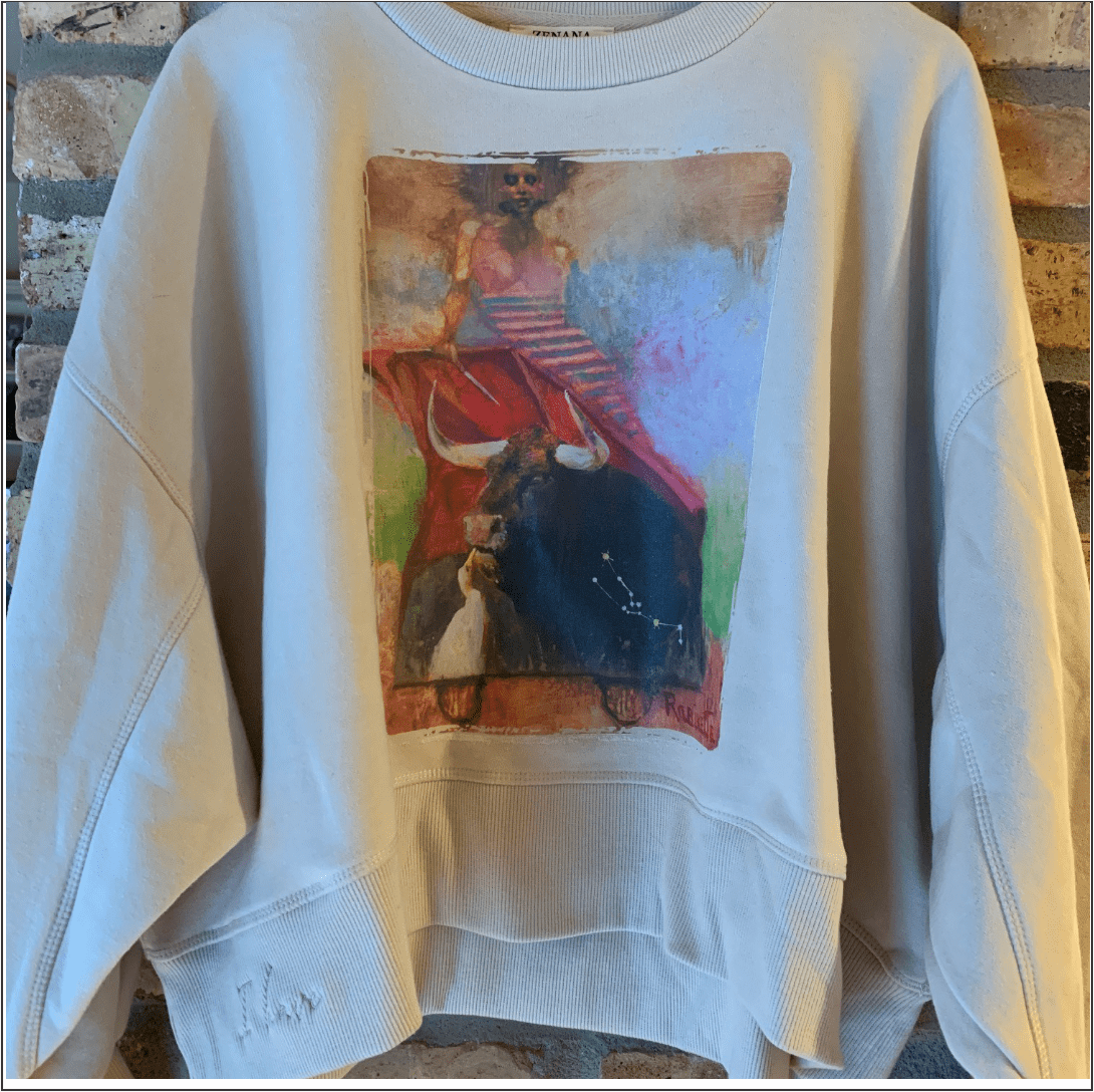 Whereable Art Whereable Art Taurus Sweatshirt - Little Miss Muffin Children & Home