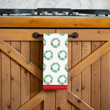 Honey + Hank - Honey + Hank 50 States Christmas Wreath Tea Towel - Little Miss Muffin Children & Home