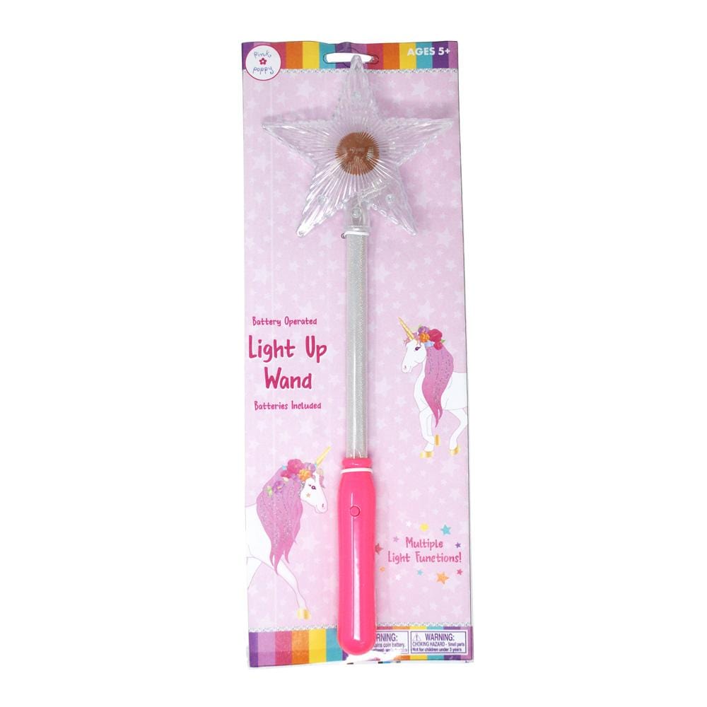 PFP - Pink Poppy Pink Poppy Princess & The Unicorn Light Up Star Wand - Little Miss Muffin Children & Home
