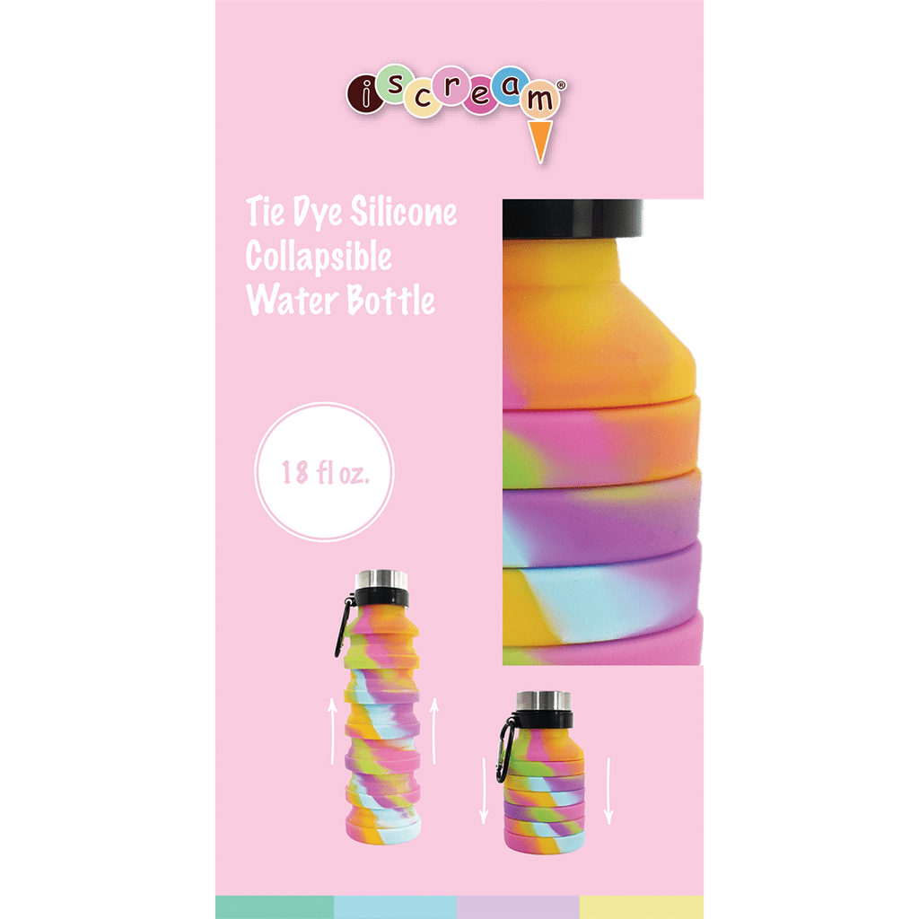 Iscream iScream Tie Dye Collapsible Water Bottle - Little Miss Muffin Children & Home