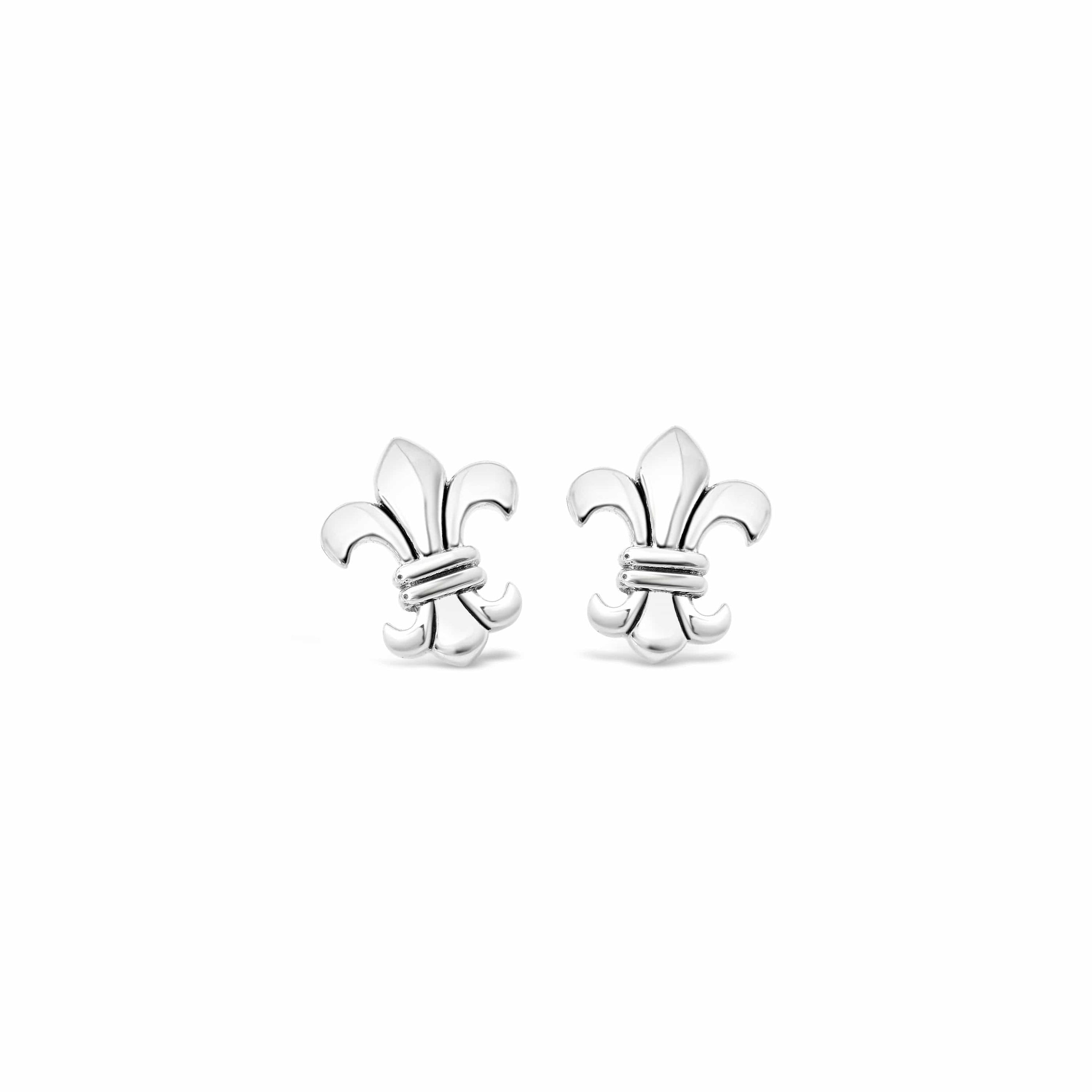 Cristy Cali Cristy Cali Loyalty & Dedication Fleur de Lis Dainty Earrings - Little Miss Muffin Children & Home