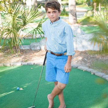 Bailey Boys Bailey Boys 1000-PETE-65-J SHORT, CADET BLUE - Little Miss Muffin Children & Home