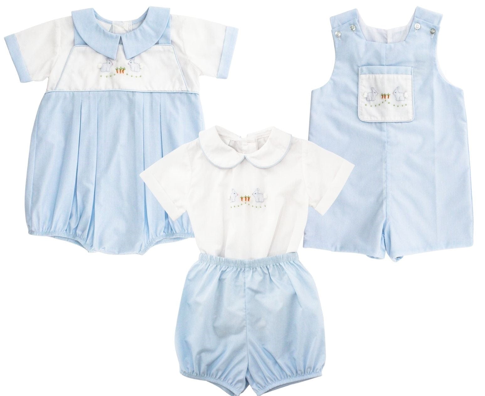 BAILEY BOYS Bailey Boys Bunnies Shadow Work- Basic Short Set - Little Miss Muffin Children & Home