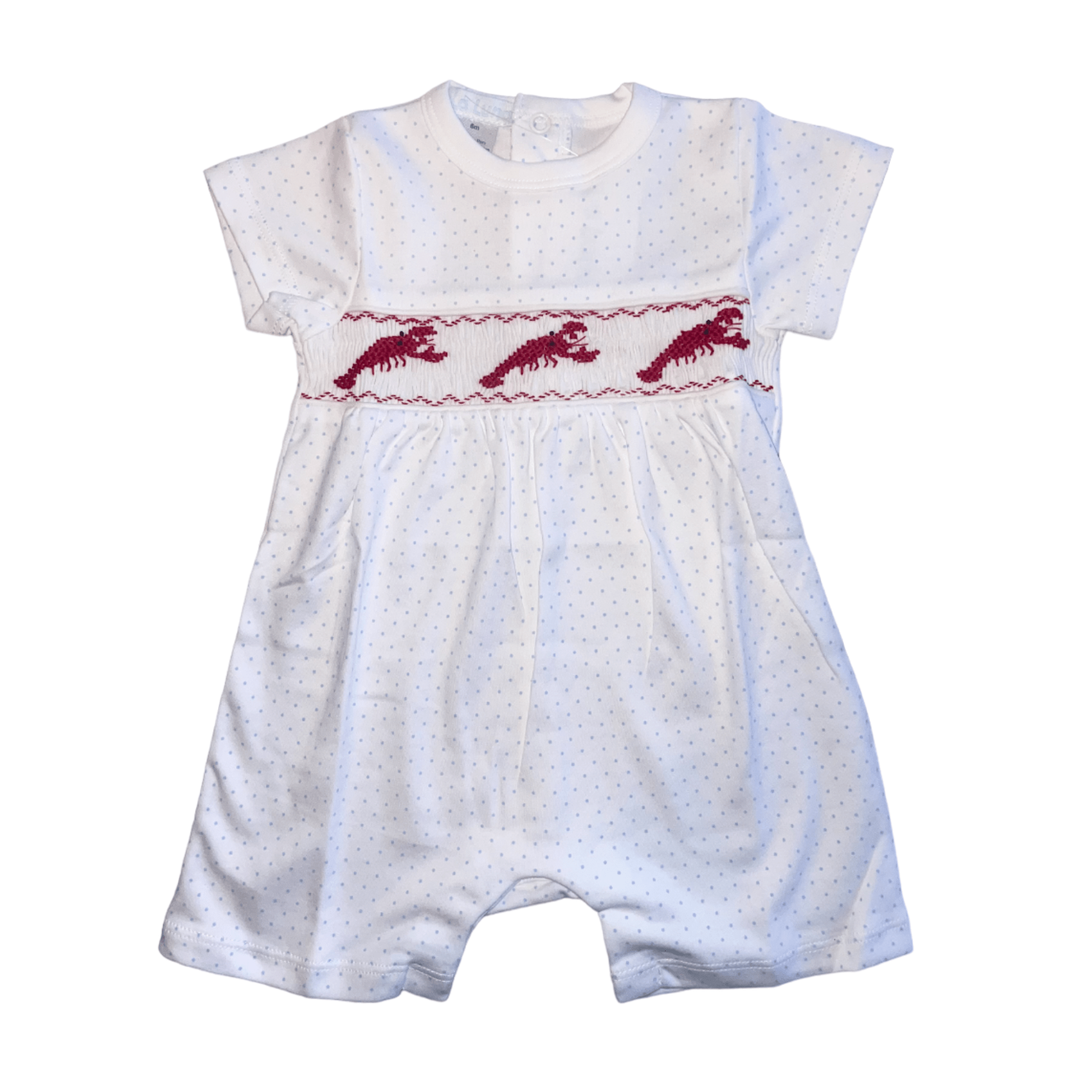 Lulu Bebe Lulu Bebe Crawfish Smocked Shortall - Little Miss Muffin Children & Home