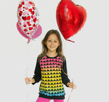 Joyous and Free Joyous and Free Candy Heart Sweatshirt - Little Miss Muffin Children & Home
