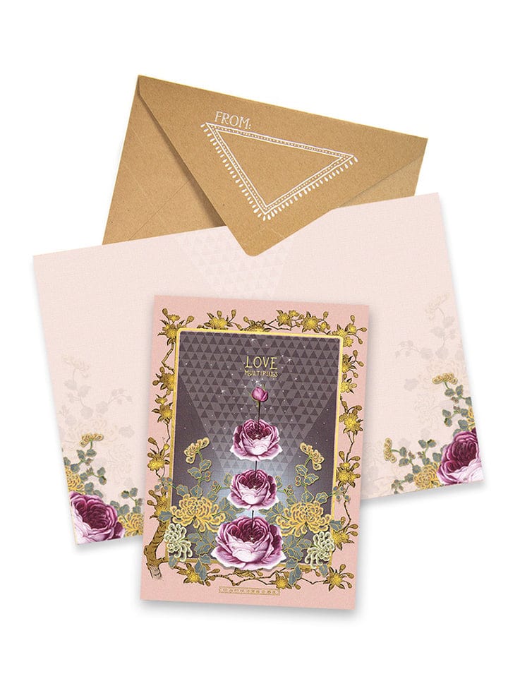 Papaya Papaya Love Multiplies Greeting Card - Little Miss Muffin Children & Home