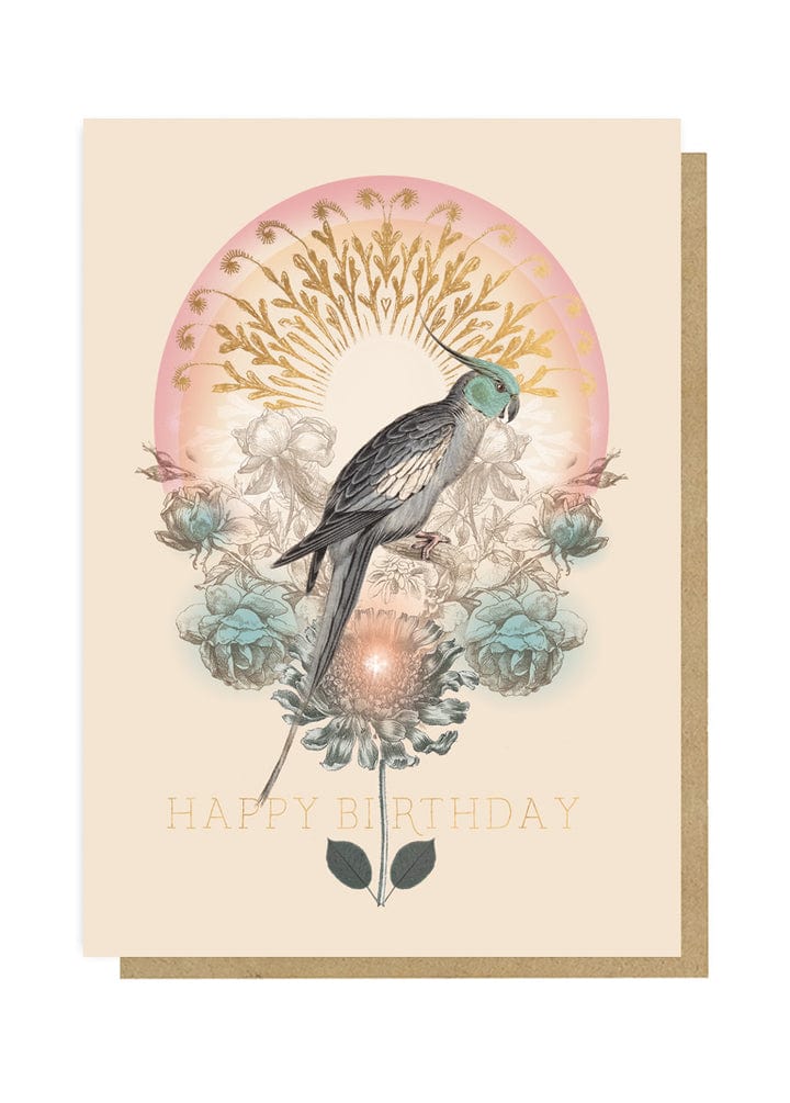 Papaya Papaya Parakeet Birthday Greeting Card - Little Miss Muffin Children & Home
