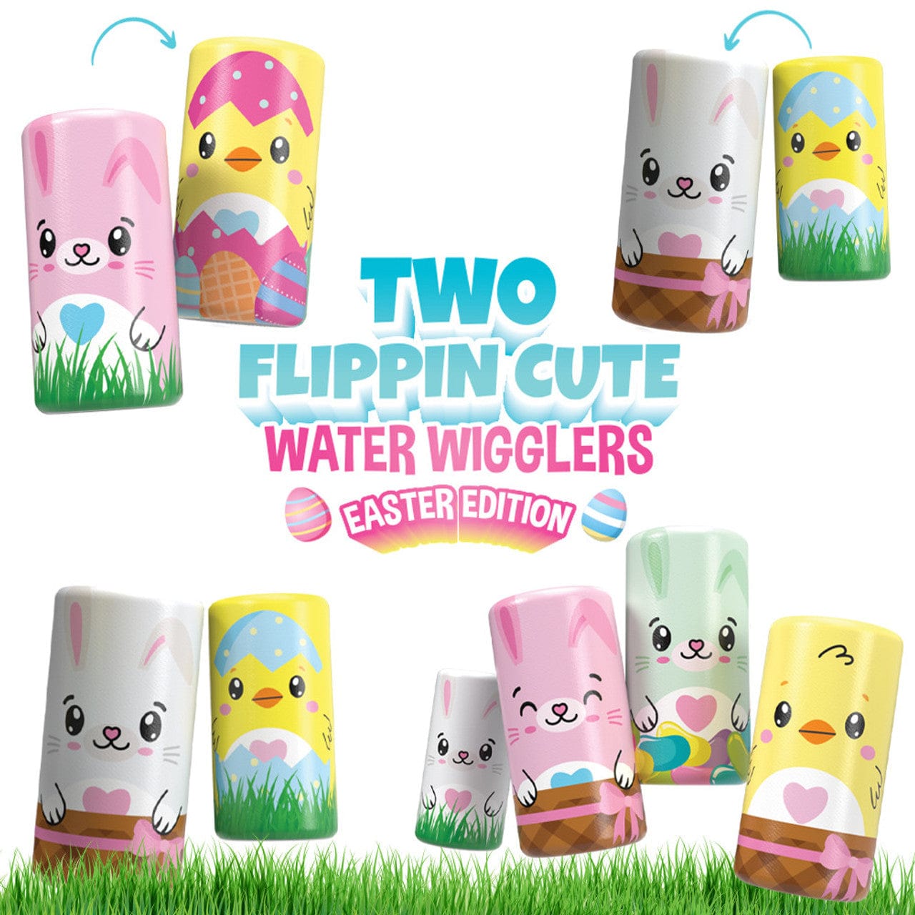Top Trenz Top Trenz Two Flippin' Cute Plush Water Wiggler - Little Miss Muffin Children & Home