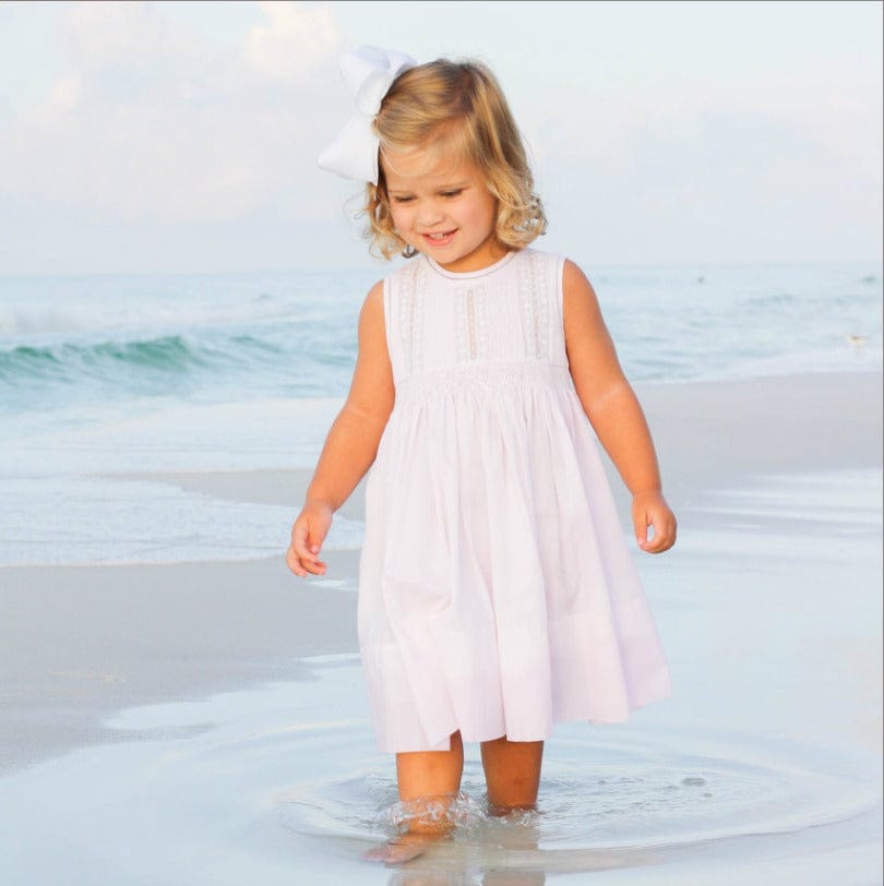 Feltman Brothers Feltman Brothers Lace and Pintucks Sleeveless Dress - Little Miss Muffin Children & Home