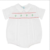Feltman Brothers Feltman Brothers Smocked Holiday Creeper - Little Miss Muffin Children & Home