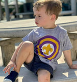 Citizen Nola Citizen Nola Captain New Orleans Purple & Gold Kids T-Shirt - Little Miss Muffin Children & Home