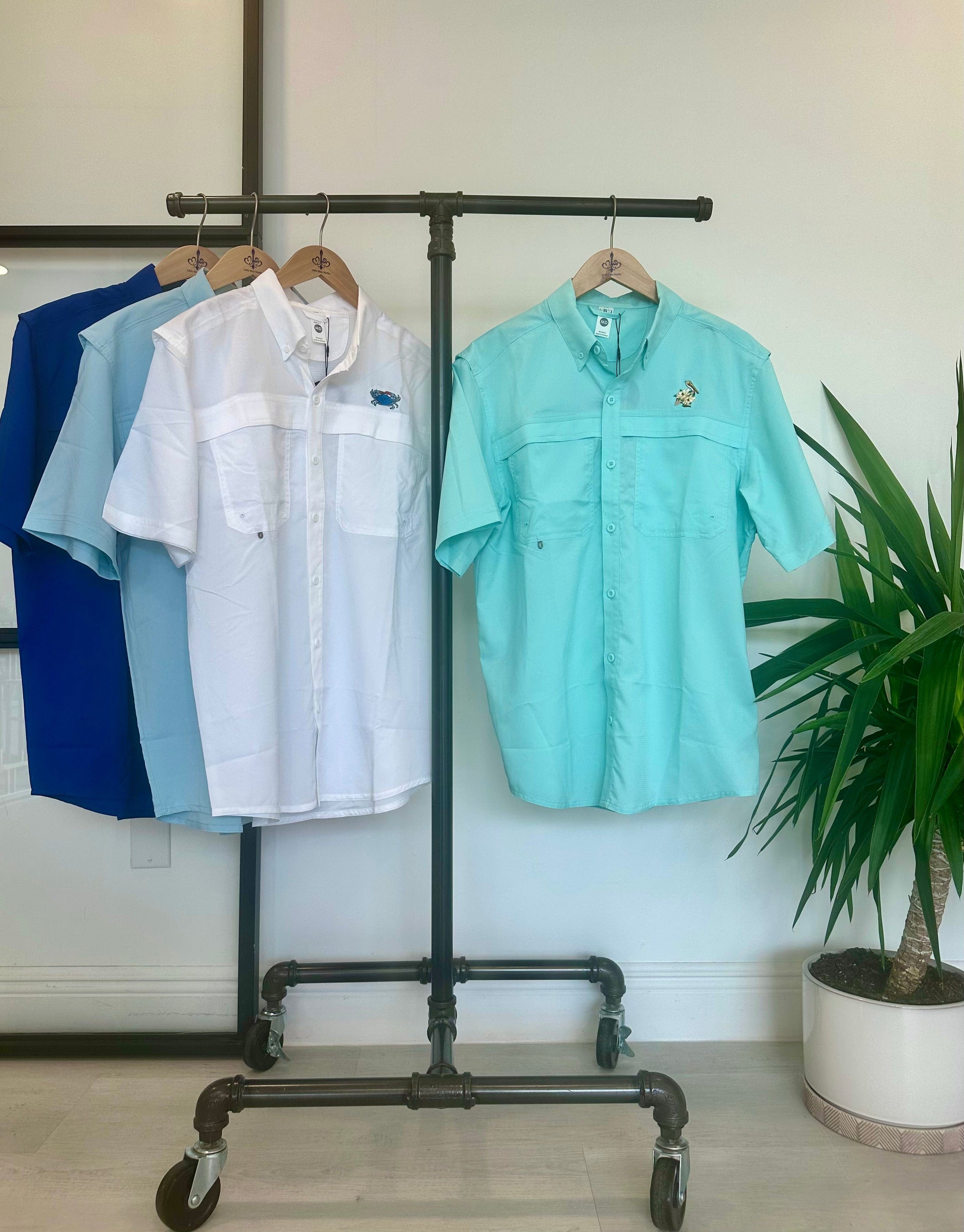 Whereable Art Whereable Art Pelican Fishing Shirt - Little Miss Muffin Children & Home