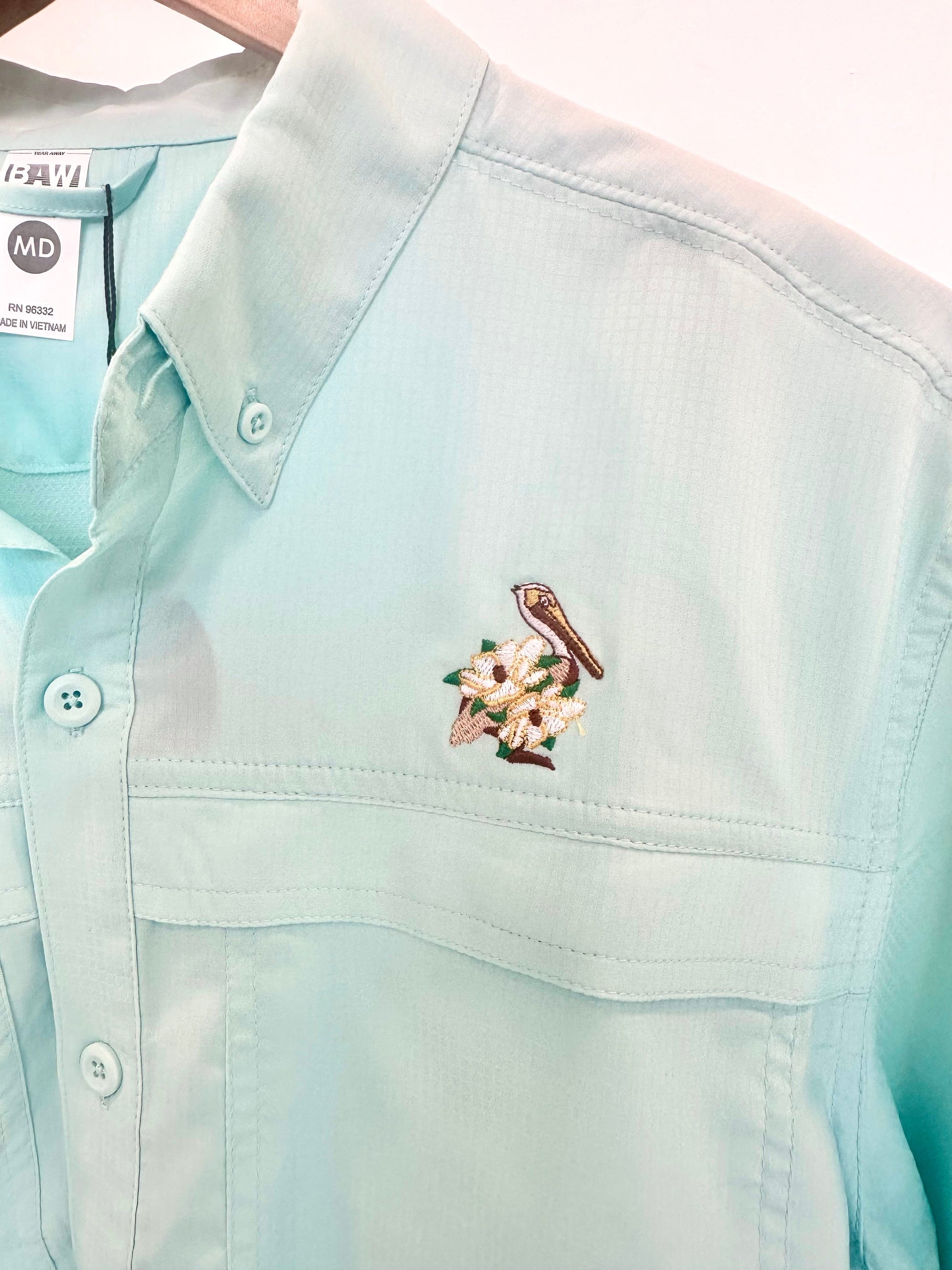 Whereable Art Whereable Art Pelican Fishing Shirt - Little Miss Muffin Children & Home