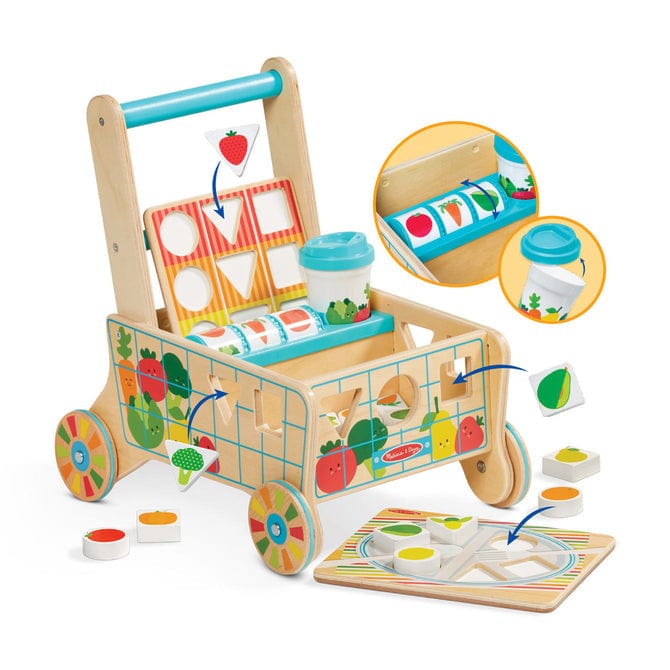 Melissa & Doug Melissa & Doug Wooden Shape Sorting Grocery Cart - Little Miss Muffin Children & Home