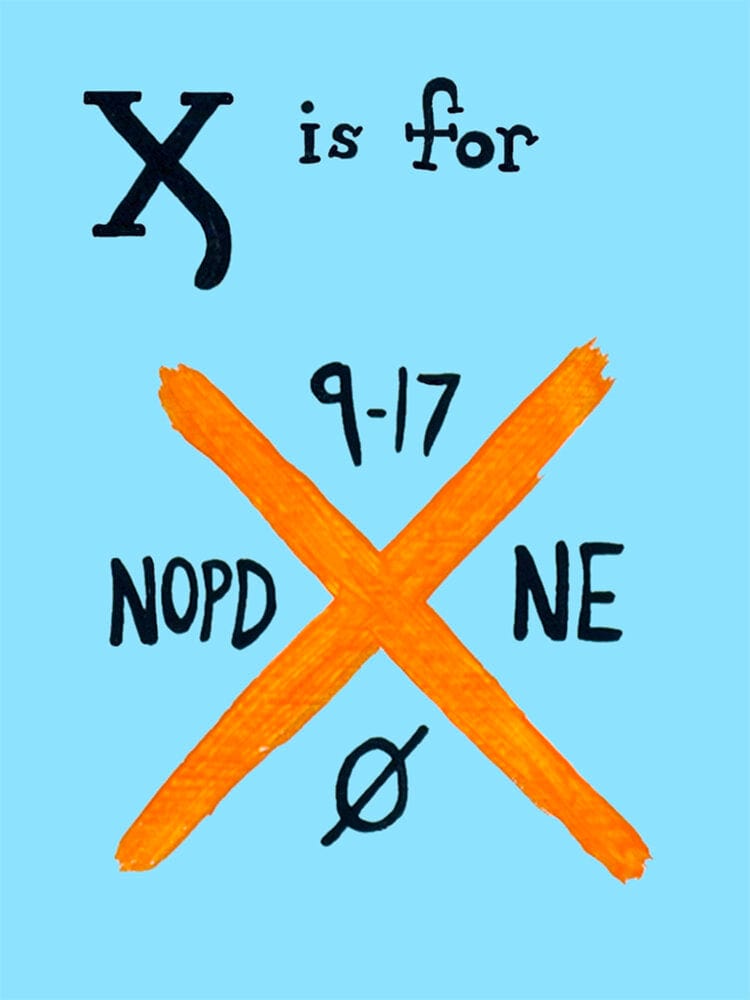 Damon Arts Nola Damon Arts Nola "X" Letter Art - Little Miss Muffin Children & Home