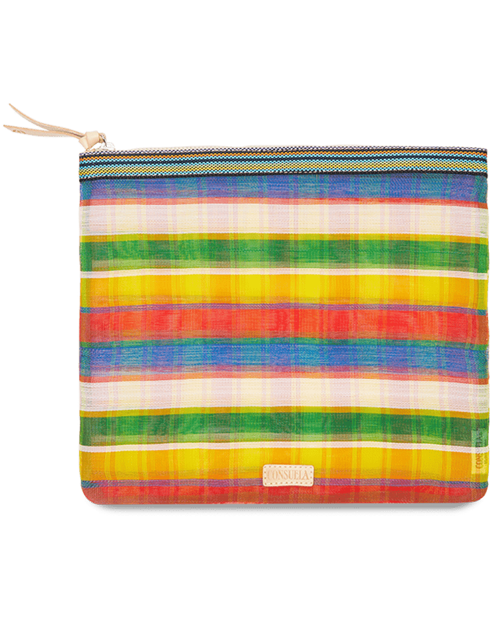 Consuela Consuela Marcela Extra Large Slim Zip Pouch - Little Miss Muffin Children & Home