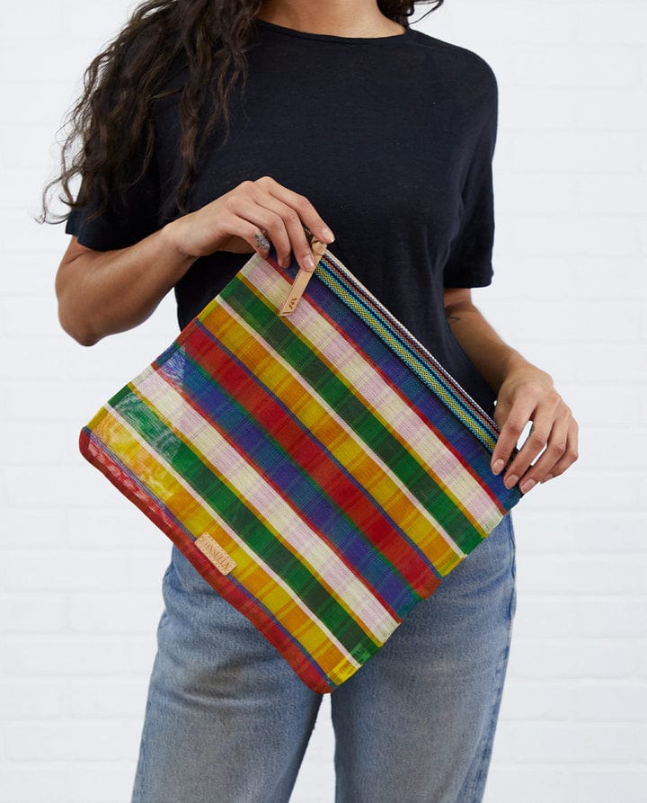 Consuela Consuela Marcela Extra Large Slim Zip Pouch - Little Miss Muffin Children & Home