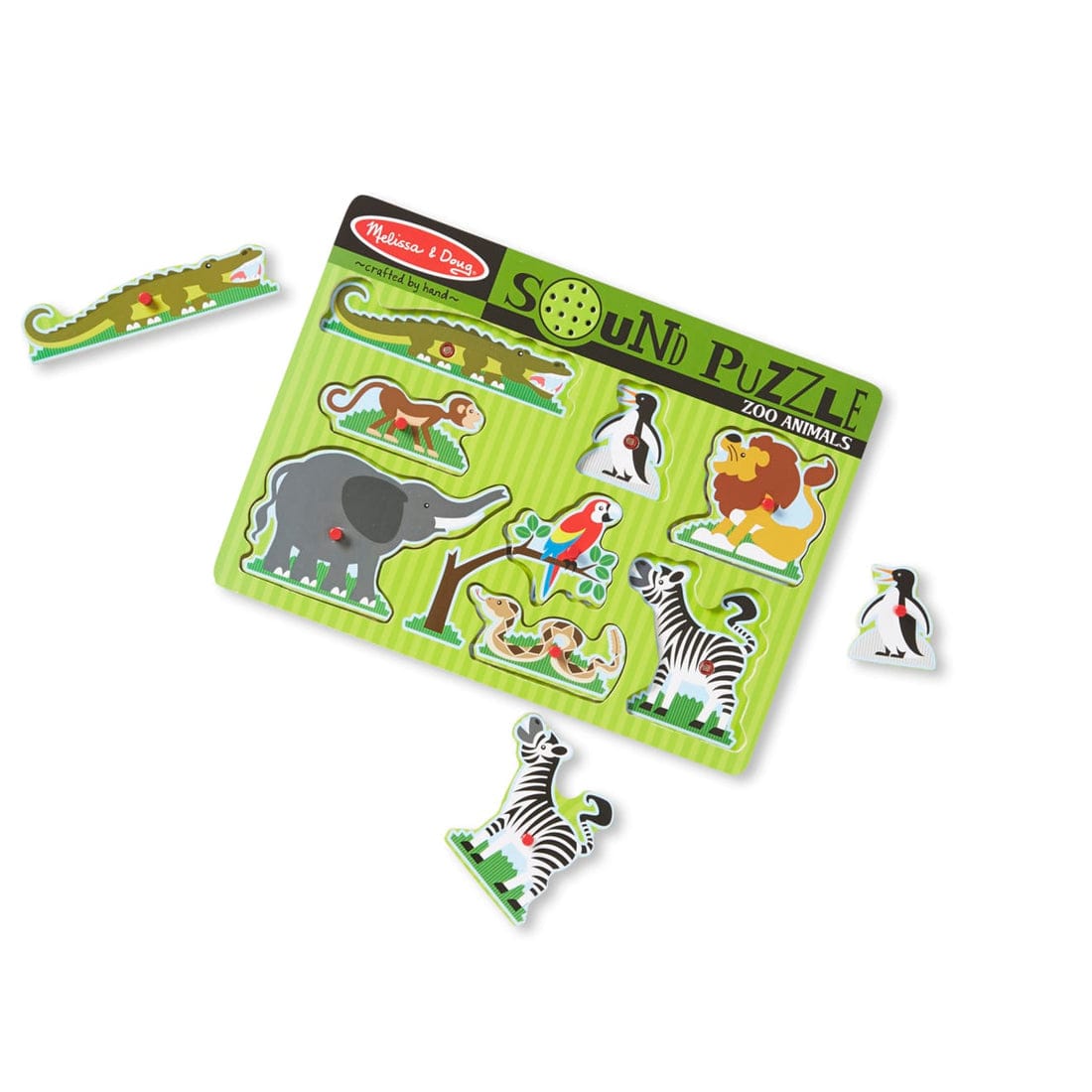 Melissa & Doug Melissa & Doug Zoo Animals Sound Puzzle - Little Miss Muffin Children & Home